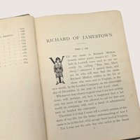 1910 Richard Of Jamestown James Otis Antique Hardcover Book