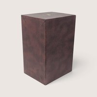 Vintage Faux Leather Bound Photo Book Case Set