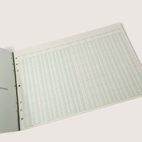 Vintage 1967 Wilson Jones Column Write Columnar Pad G7514