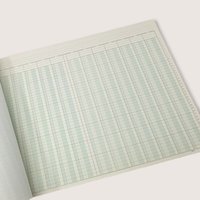 Vintage 1967 Wilson Jones Column Write Columnar Pad G7514