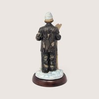 Vintage Flambro Emmett Kelly Jr Skier Porcelain Clown Figurine