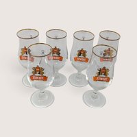 Vintage Ritzenhoff Cristal Zywiec Beer Glass Set 6