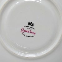 Vintage Queen Anne Bone China Floral Tea Cup And Saucer