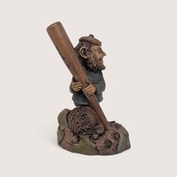 Vintage Tom Clark Gnome Slugger Signed Figurine