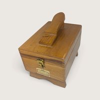 Vintage Griffin Shinemaster Wooden Shoe Shine Box