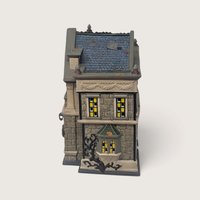 Vintage 2003 Dept 56 Theater of the Macabre Light Up Village House