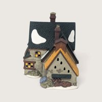 Vintage 1994 Dept 56 Giggleswick Mutton & Ham Light Up Village House