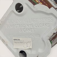 Vintage 1993 Dept 56 Bumpstead Nye Cloaks And Canes Dickens Village