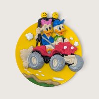 Vintage Cartoon Character Refrigerator Magnets Set of 6