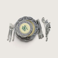 Vintage Irwin Child Plastic Dinner Set