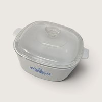 Vintage CorningWare 2.5 Quart Blue Cornflower Casserole Dish