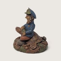Vintage 1994 Tom Clark No Passing Zone Gnome Figurine Dual Signed