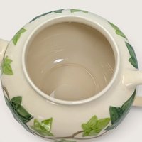 Vintage Franciscan Ivy Teapot Hand Decorated Ceramic