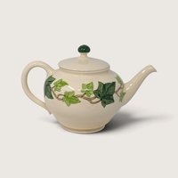 Vintage Franciscan Ivy Teapot Hand Decorated Ceramic