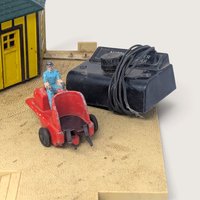 Vintage 1950s American Flyer AC Gilbert 779 Oil Drum Loader Train Accessory Box