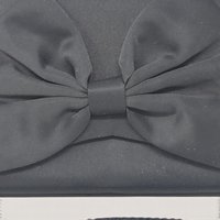 Vintage Milor Black Satin Evening Bag