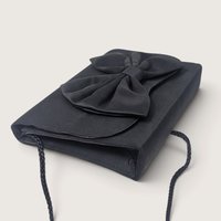 Vintage Milor Black Satin Evening Bag