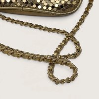 Vintage Whiting and Davis International Gold Metal Mesh Mini 