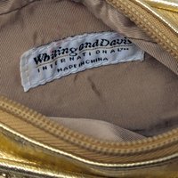 Vintage Whiting and Davis International Gold Metal Mesh Mini 