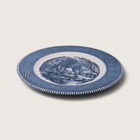 Vintage Royal China Currier and Ives The Old Grist Mill 10 Inch Dinner Plates Set of 6