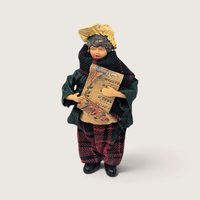 Vintage Kurt Adler Santas World Victorian Carolers Figurine Pair
