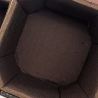Vintage Straw Marquetry Victorian House Trinket Box 2 Drawer Folk Art 