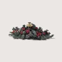 Vintage Home Interiors Christmas Taper Candle Holder Centerpiece