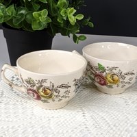 2 Vintage Johnson Brothers Sheraton Cups