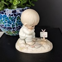 1987 Precious Moments In His Time Figurine