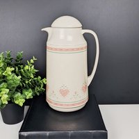 Corning Corelle Forever Yours Plastic Coffee Carafe/Thermos and Lid
