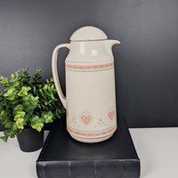 Corning Corelle Forever Yours Plastic Coffee Carafe/Thermos and Lid