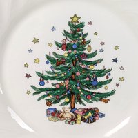 Nikko Japan Happy Holidays Plate