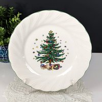 Nikko Japan Happy Holidays Plate