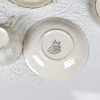 Set of 3 Wayside Vintage Homer Laughlin, Cunningham & Pickett Wayside Cups and Saucers