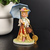 Reco The McClellands 'Dressing Up' Woman with Umbrella Figurine