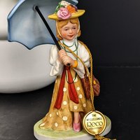 Reco The McClellands 'Dressing Up' Woman with Umbrella Figurine