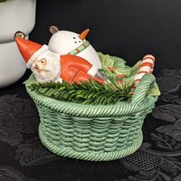 Vintage Marjolein Bastin Christmas Trinket Box