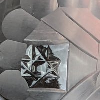 Vintage Etched Crystal Bell