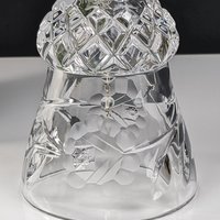 Vintage Etched Crystal Bell