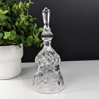 Vintage Etched Crystal Bell