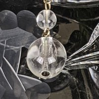 Vintage Etched Crystal Bell