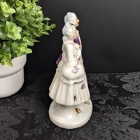 Vintage Porcelain Colonial Couple Figurine, Made in Japan