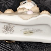1992 Enesco Precious Moments Squirrel Ornament "I'm Nuts About You"
