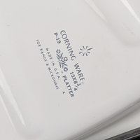 Vintage Corningware Cornflower P-19 13" Roasting Platter