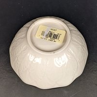 Set of 2 Lenox Embossed Leaf Sylvan Bon Bon Bowls