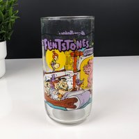 Set of 4 Hardees Flintstones Glasses, The First 30 Years