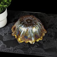 Indiana Glass Sunflower Carnival Glass Bowl