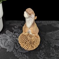 Vintage Squirrel on Acorn Figurine