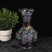 Imperial Glass Loganberry Carnival Glass 10" Flower Vase