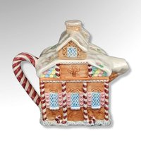 Caffco 1995 Gingerbread House Teapot